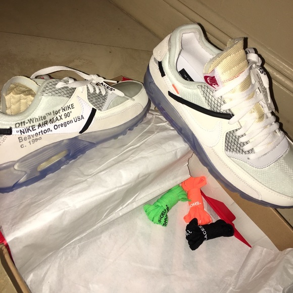 off white air max 90 receipt